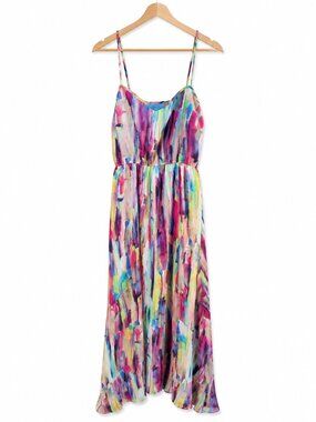 Jack by BB Dakota Watercolor Print Maxi Dress
